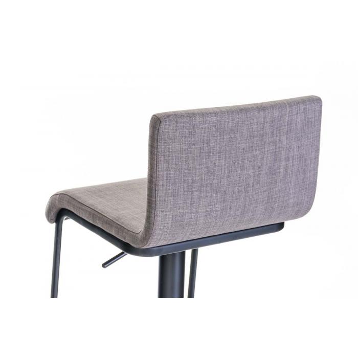 Barhocker HLO-CP32 B Stoff ~ grau