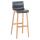 Barhocker HLO-CP20 Natura 4-Fu Gestell ~ grau