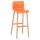 Barhocker HLO-CP20 Natura 4-Fuß Gestell ~ orange Barhocker HLO-CP20 Natura 4-Fuß Gestell ~ orange