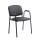 Besucherstuhl HLO-CP111 PRO Kunstleder ~ schwarz