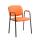 Besucherstuhl HLO-CP111 PRO Kunstleder ~ orange