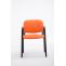 Besucherstuhl HLO-CP111 PRO Kunstleder ~ orange