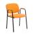 Besucherstuhl HLO-CP111 PRO Stoff ~ orange