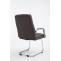 Besucherstuhl HLO-CP11Stoff ~ dunkelgrau