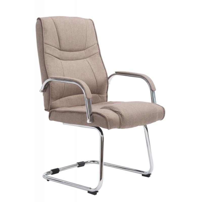 Besucherstuhl HLO-CP11Stoff ~ taupe
