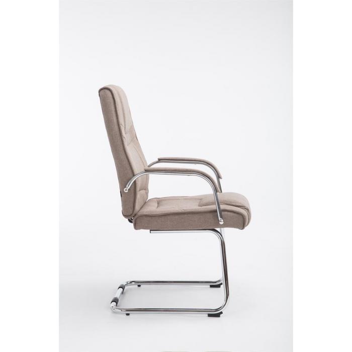 Besucherstuhl HLO-CP11Stoff ~ taupe