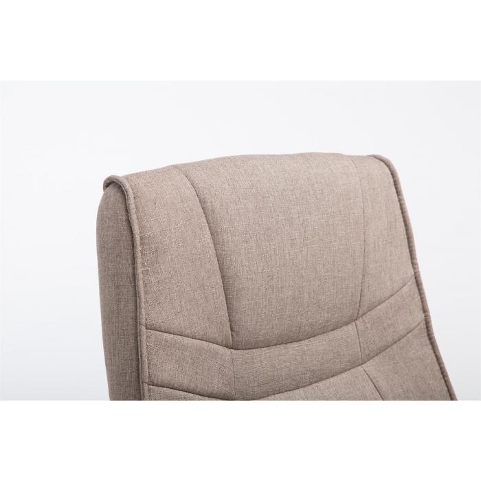 Besucherstuhl HLO-CP11Stoff ~ taupe