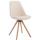 Besucherstuhl HLO-CP19 Drehbar Natura Rund ~ creme