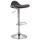 Barhocker HLO-CP48 Stoff ~ dunkelgrau Barhocker HLO-CP48 Stoff ~ dunkelgrau