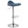 Barhocker HLO-CP48 Stoff ~ blau