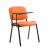 Stuhl HLO-CP111 mit Klapptisch Kunstleder ~ orange