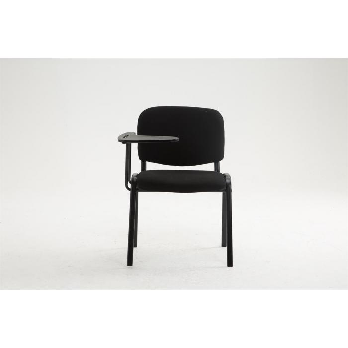 Stuhl HLO-CP111 mit Klapptisch Stoff ~ schwarz