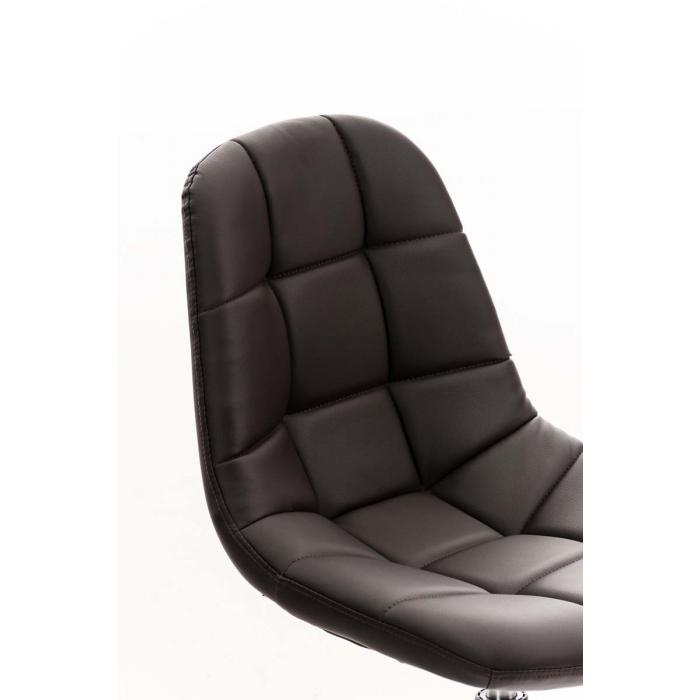 Stuhl HLO-CP24Kunstleder ~ braun