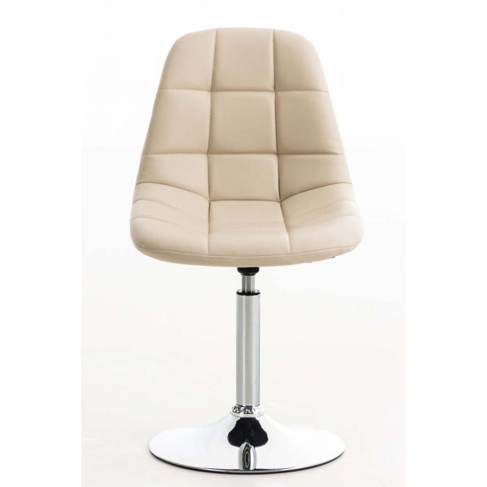 Stuhl HLO-CP24Kunstleder ~ creme