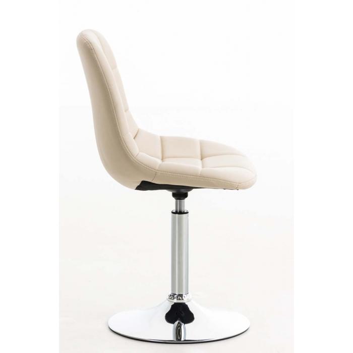 Stuhl HLO-CP24Kunstleder ~ creme