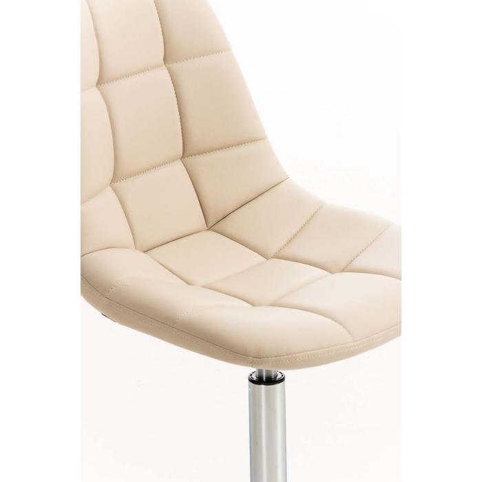 Stuhl HLO-CP24Kunstleder ~ creme