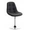 Stuhl HLO-CP41 Stoff ~ dunkelgrau