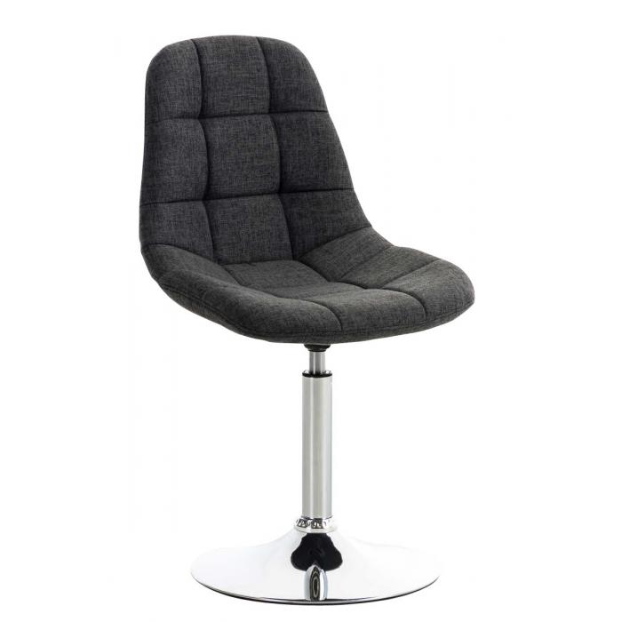 Stuhl HLO-CP41 Stoff ~ dunkelgrau