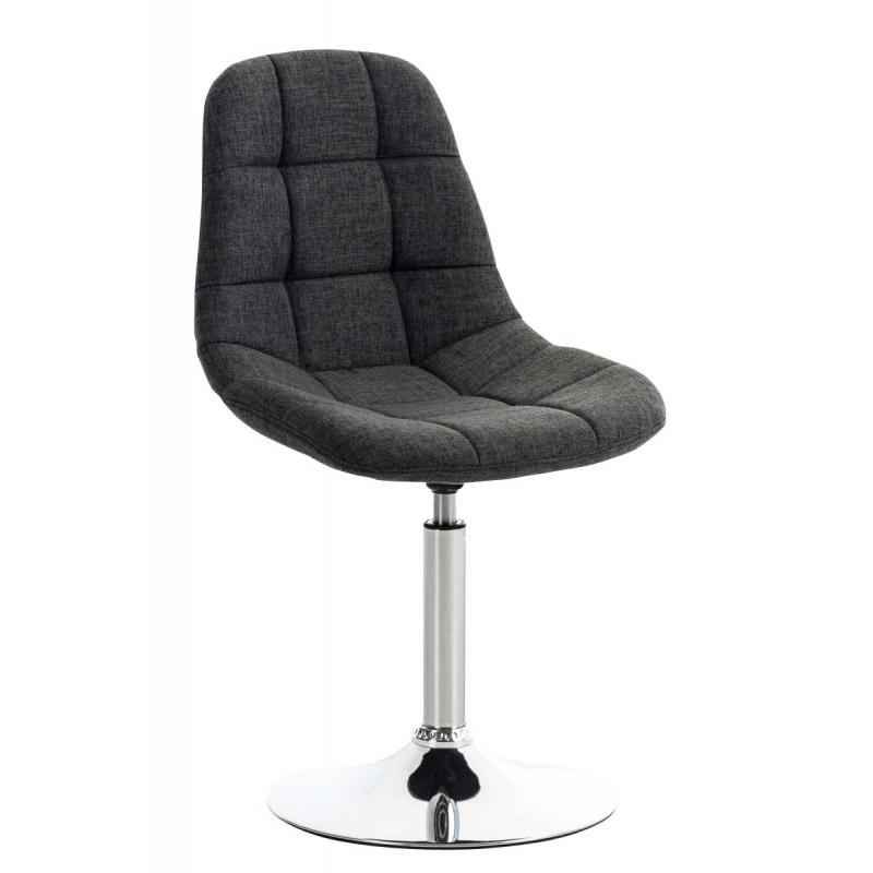 Stuhl HLO-CP41 Stoff ~ dunkelgrau