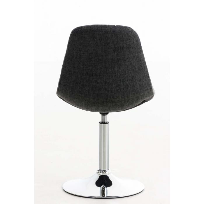 Stuhl HLO-CP41 Stoff ~ dunkelgrau