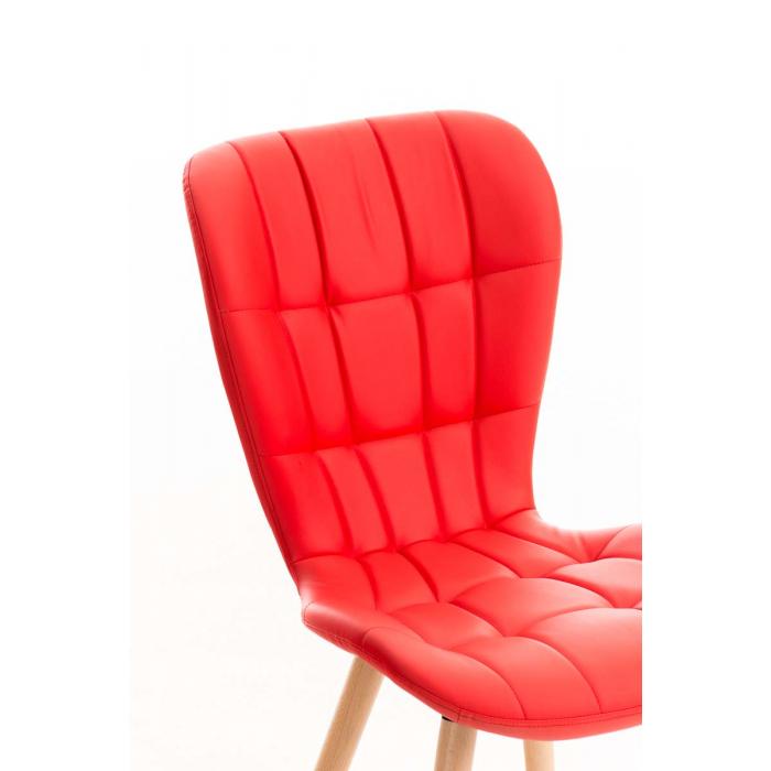 Stuhl HLO-CP2 PU natura ~ rot