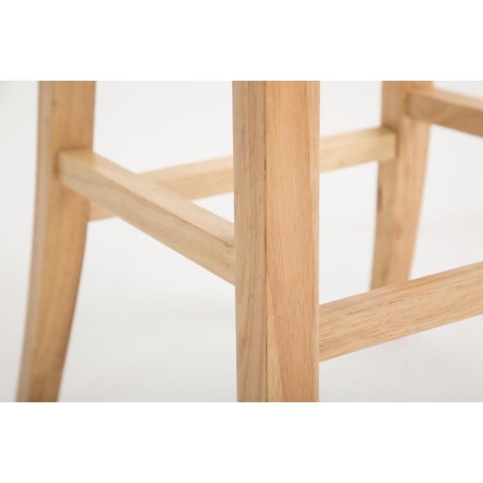 Barhocker HLO-CP241 Kunstleder Natura, ~ grau