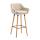 Barhocker HLO-CP19 Stoff ~ creme