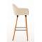 Barhocker HLO-CP19 Kunstleder ~ creme