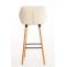 Barhocker HLO-CP19 Kunstleder ~ creme