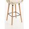 Barhocker HLO-CP19 Kunstleder ~ creme