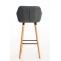 Barhocker HLO-CP19 Kunstleder ~ grau