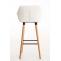 Barhocker HLO-CP19 Kunstleder ~ wei