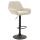 Barhocker HLO-CP8 Kunstleder ~ creme