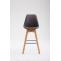 Barhocker HLO-CP40 Kunstleder Natura ~ braun