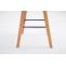 Barhocker HLO-CP40 Kunstleder Natura ~ braun