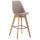 Barhocker HLO-CP40 Stoff Natura ~ taupe