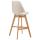 Barhocker HLO-CP12 Stoff Natura ~ creme