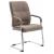 XL Besucherstuhl HLO-CP96 Stoff ~ taupe