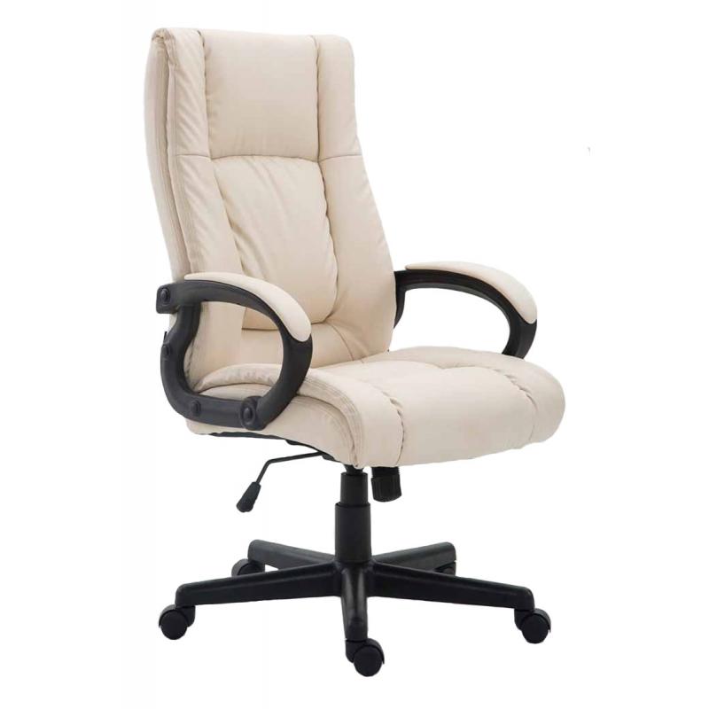 Brostuhl XL HLO-CP86 Kunstleder ~ creme