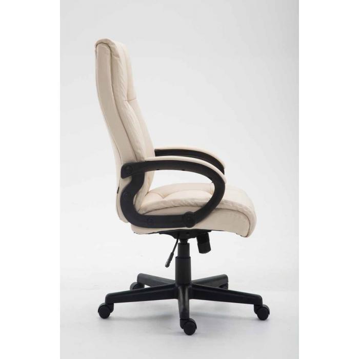 Brostuhl XL HLO-CP86 Kunstleder ~ creme