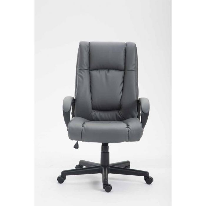 Brostuhl XL HLO-CP86 Kunstleder ~ grau