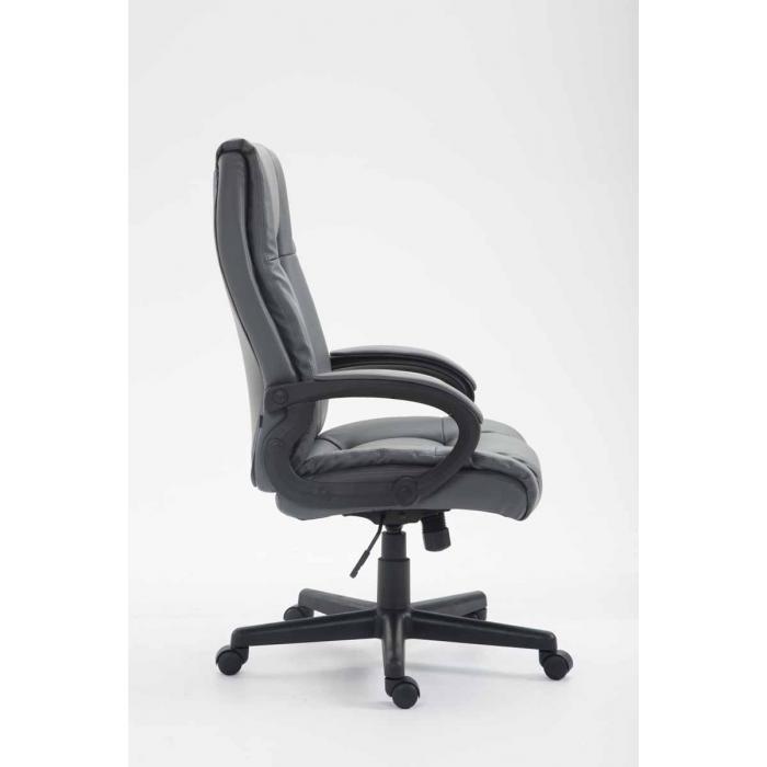 Brostuhl XL HLO-CP86 Kunstleder ~ grau