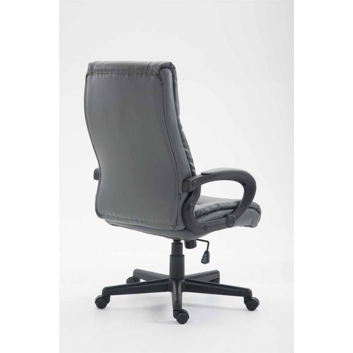 Brostuhl XL HLO-CP86 Kunstleder ~ grau