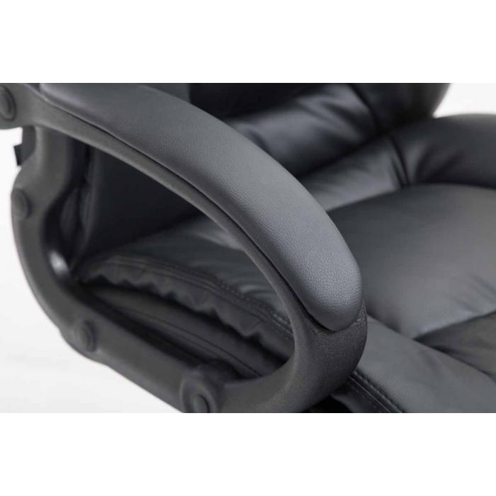 Brostuhl XL HLO-CP86 Kunstleder ~ schwarz