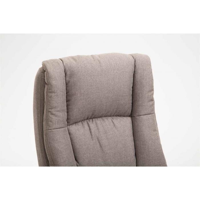 Brostuhl XL HLO-CP86 Stoff ~ taupe