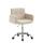 Arbeitshocker HLO-CP122 Stoff ~ creme