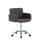 Arbeitshocker HLO-CP122 Stoff ~ dunkelgrau