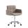 Arbeitshocker HLO-CP122 Stoff ~ taupe