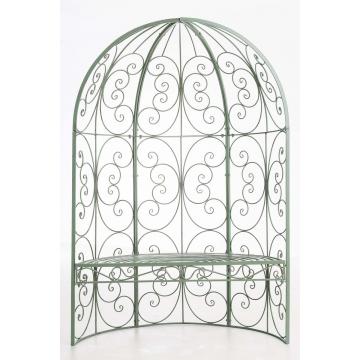 Halbpavillon HLO-CP4 mit Sitzbank ~ antik-grn