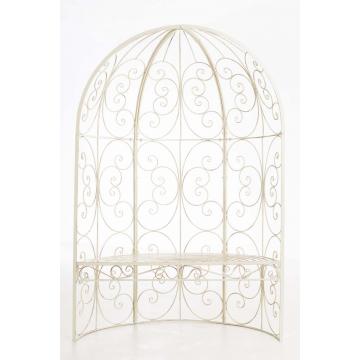 Halbpavillon HLO-CP4 mit Sitzbank ~ antik-creme